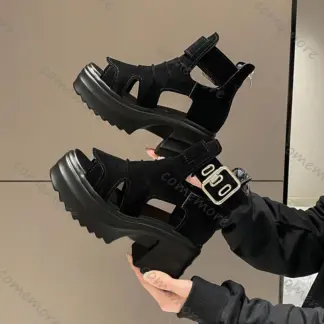 Thick Bottom 8cm High Heels Sandalias Mujer
